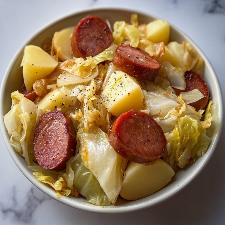 Delicious Slow Cooker Cabbage and Sausage Recipe