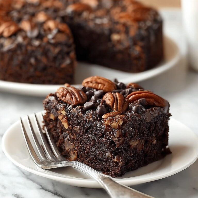 Gooey Chocolate Pecan Cake Recipe