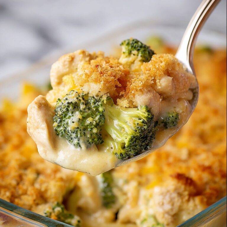 Chicken Divan with Cheesy Broccoli and Ritz Cracker Topping Recipe