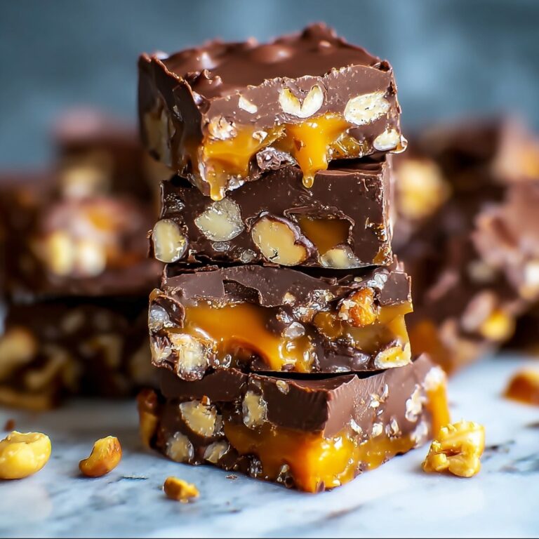 No Bake Crispy Snickers Bars Recipe