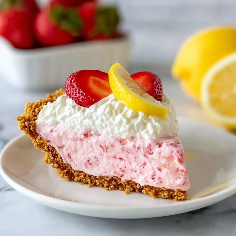 Frozen Strawberry Lemonade Pie Recipe
