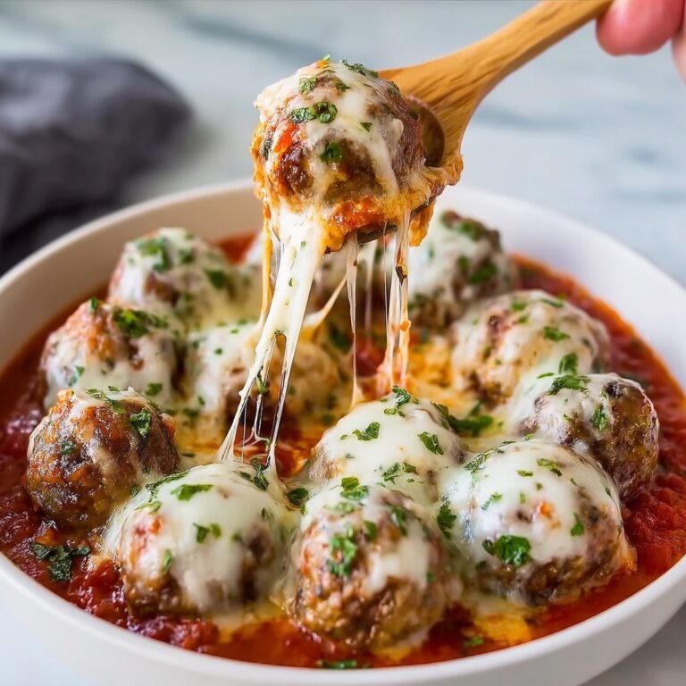 Cheesy Chicken Parmesan Meatballs Recipe