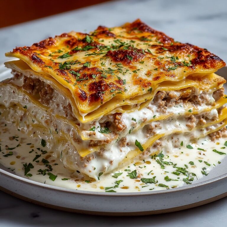 Creamy Chicken Lasagna with White Sauce Recipe