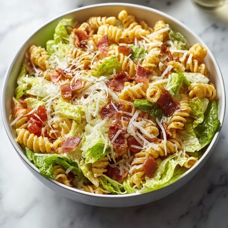 Caesar Pasta Salad with Parmesan, Cherry Tomatoes, and Optional Grilled Chicken Recipe