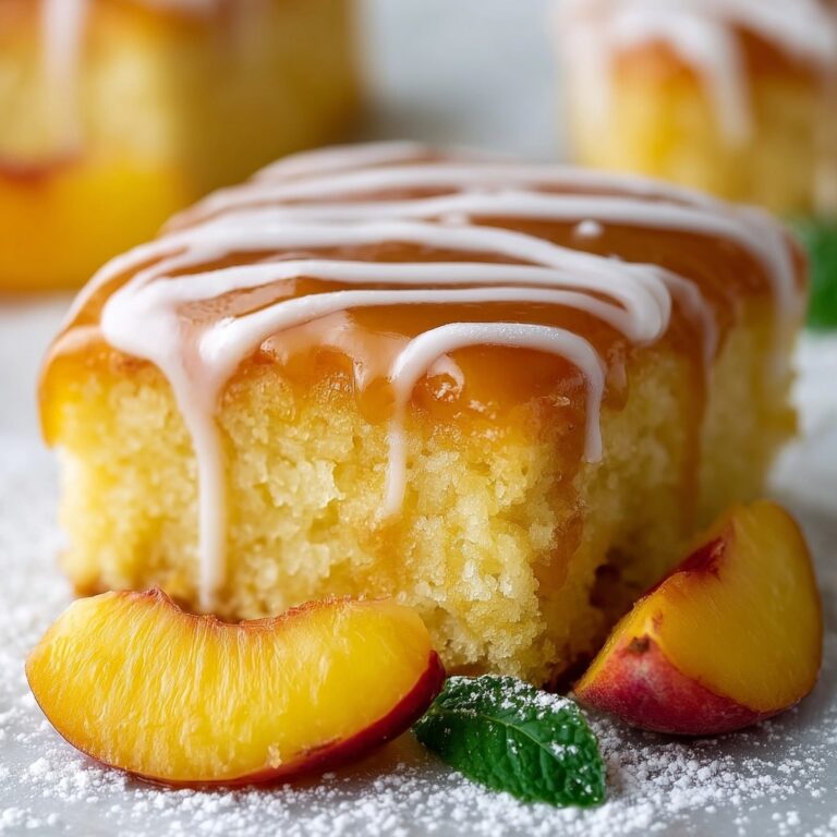 Brown Sugar Peach Cake Recipe