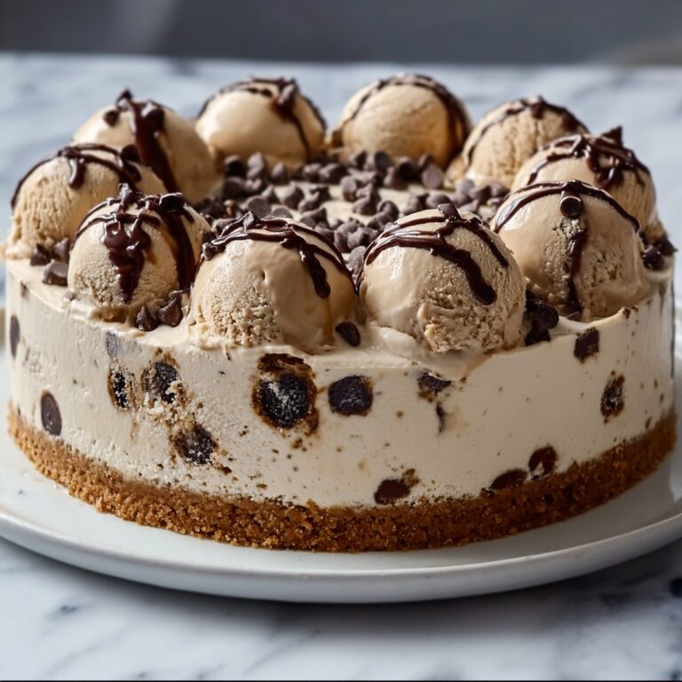 Chocolate Chip Cookie Dough Ice Cream Cake Recipe