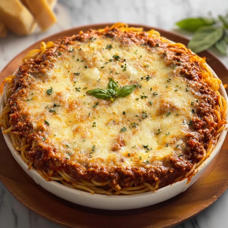 Baked Cream Cheese Spaghetti Casserole Recipe