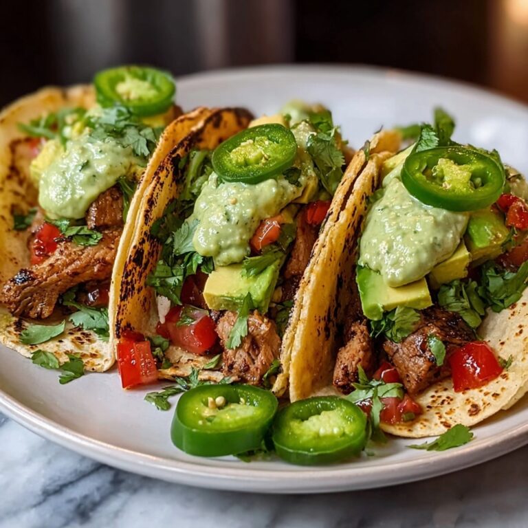 Poblano Chicken Tacos with Avocado-Jalapeño Salsa Recipe