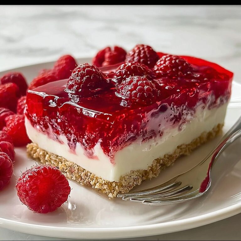 No-Bake Raspberry Cheesecake Bars Recipe