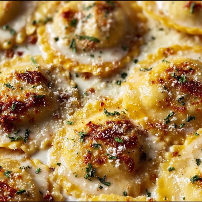 Easy Cheesy Baked Ravioli Recipe