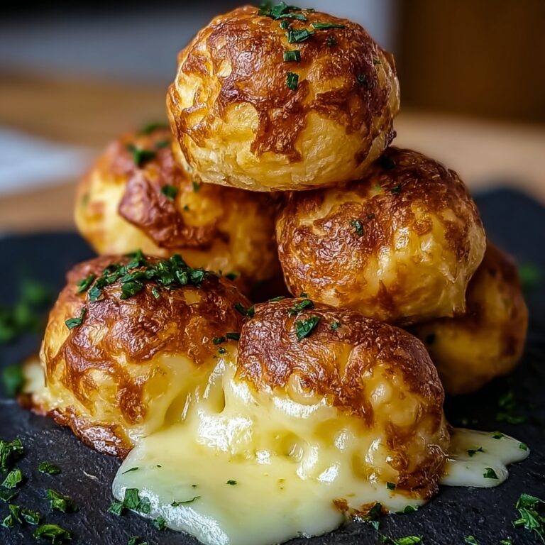 Crispy Mashed Potato Cheese Puffs Recipe