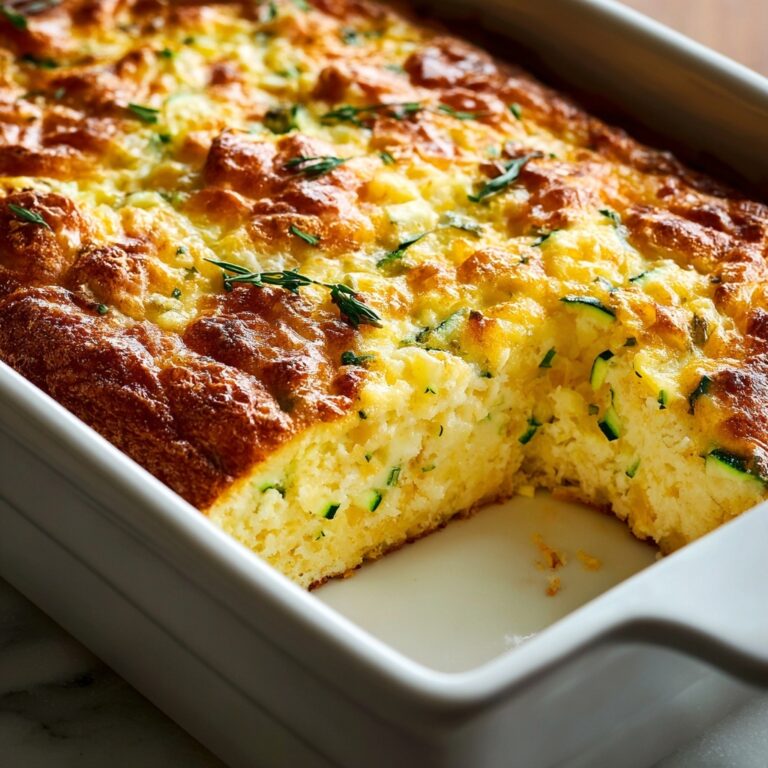 Easy Zucchini Cornbread Casserole Recipe