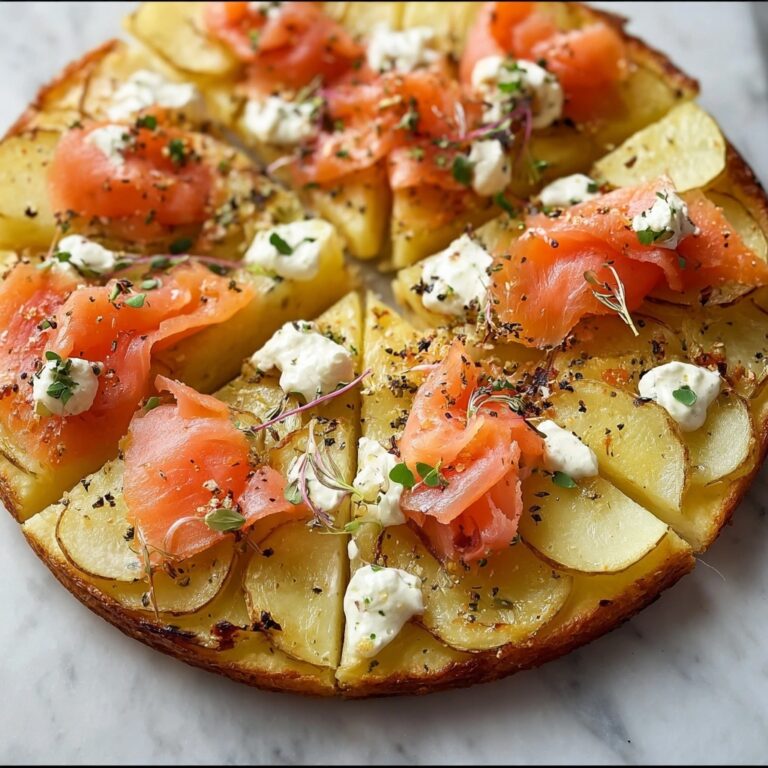 Smoked Salmon Potato Pizza Recipe