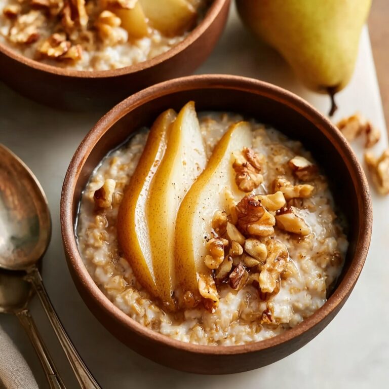 Caramelized Pear Oatmeal Bowls Recipe