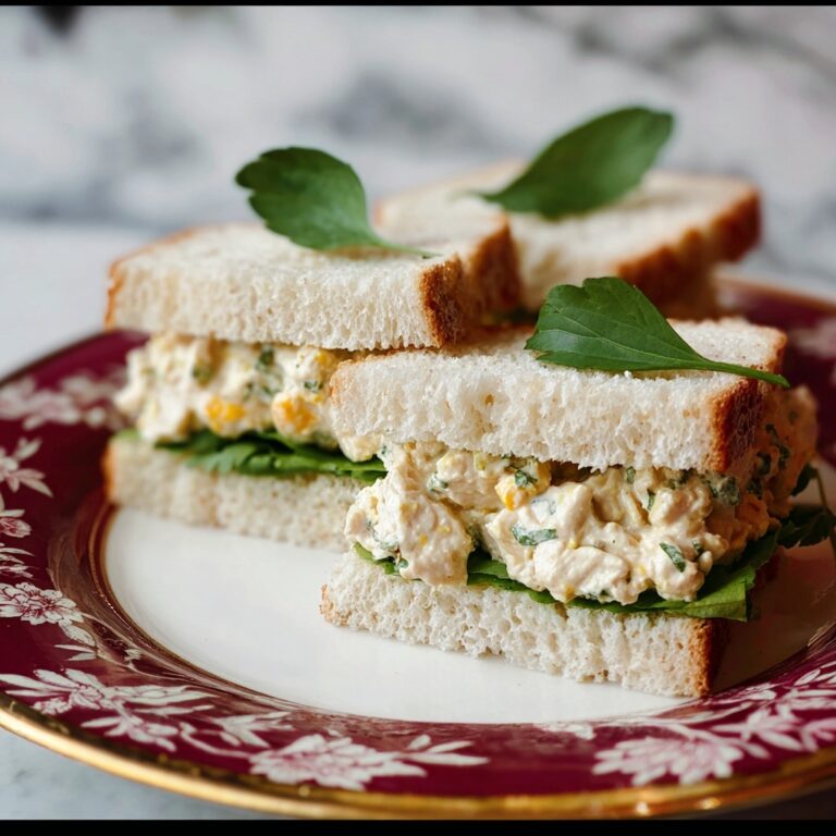 Chicken Salad Finger Sandwiches Recipe