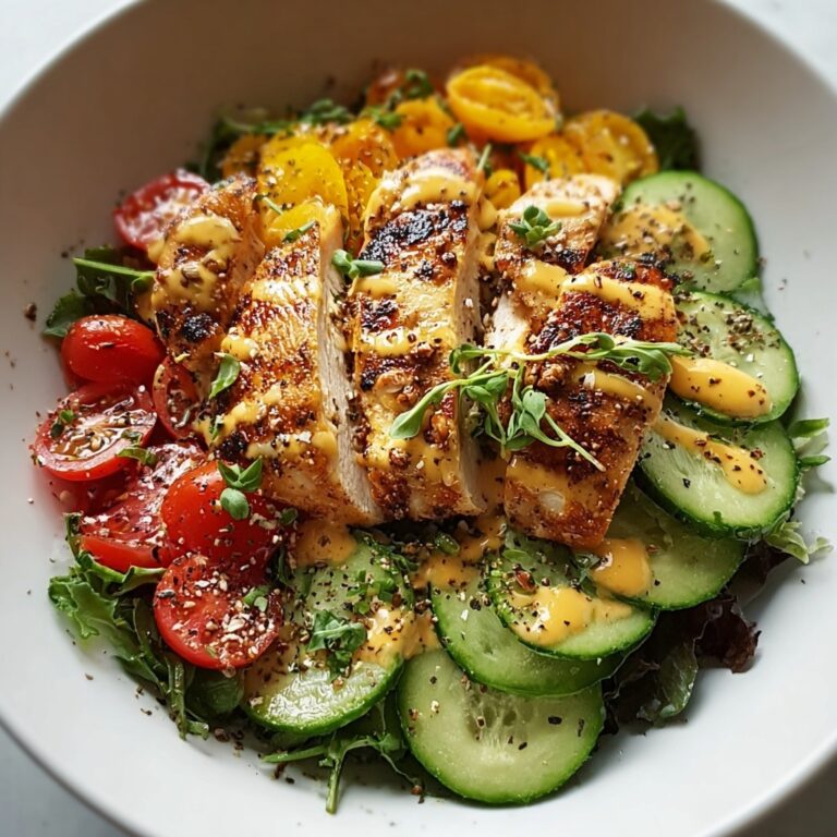 Grilled Chicken Salad with Honey Mustard Dressing Recipe