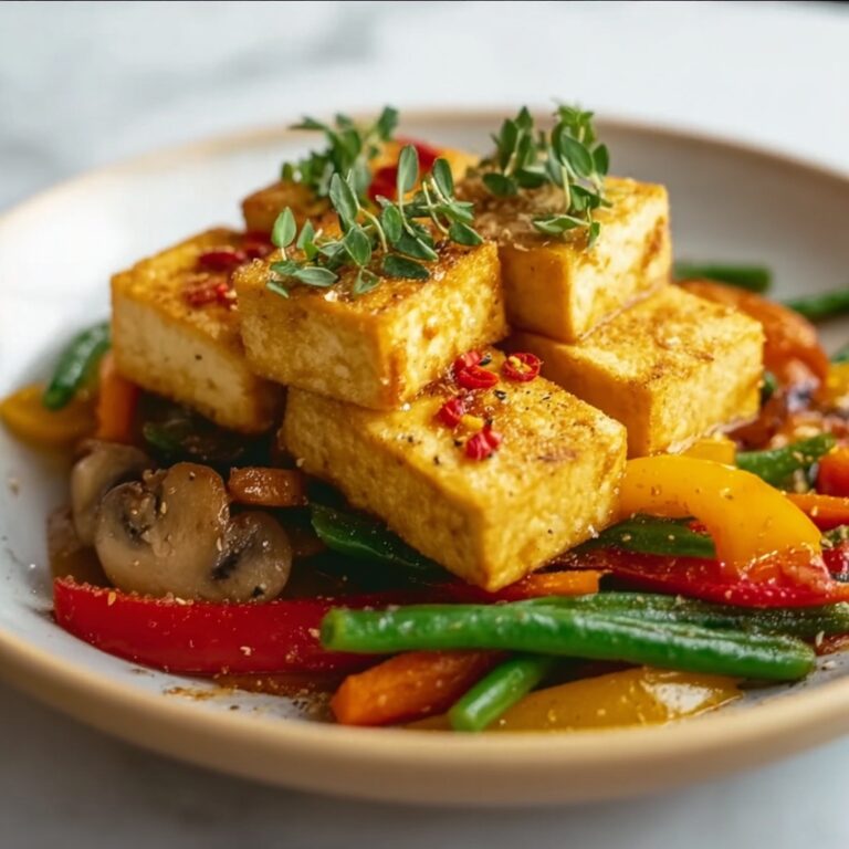 Stir-Fried Tofu with Vegetables Recipe
