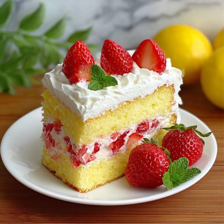 Strawberry Lemonade Poke Cake Recipe