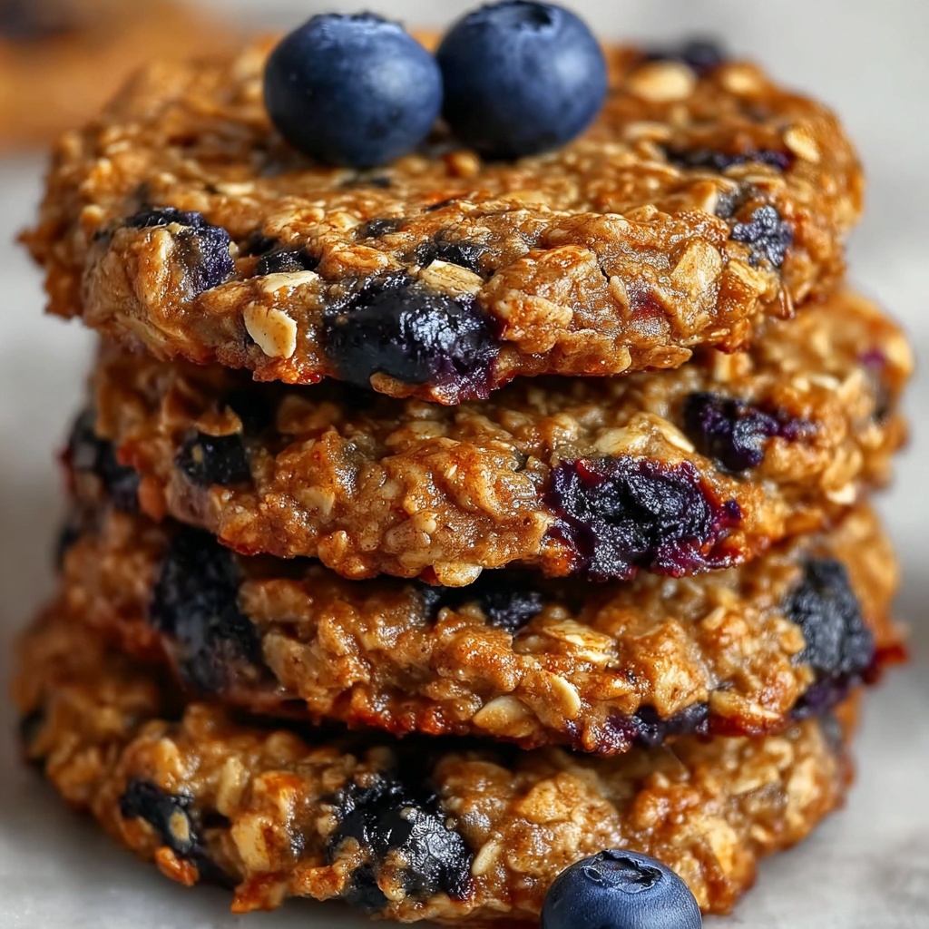 Oatmeal Protein Cookies with Blueberries Recipe - Recipe Image