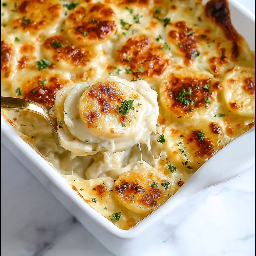 Cheesy Scalloped Potatoes Recipe - Recipe Image