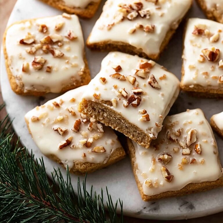 Pecan Sugar Cookies with Brown Butter Icing Recipe