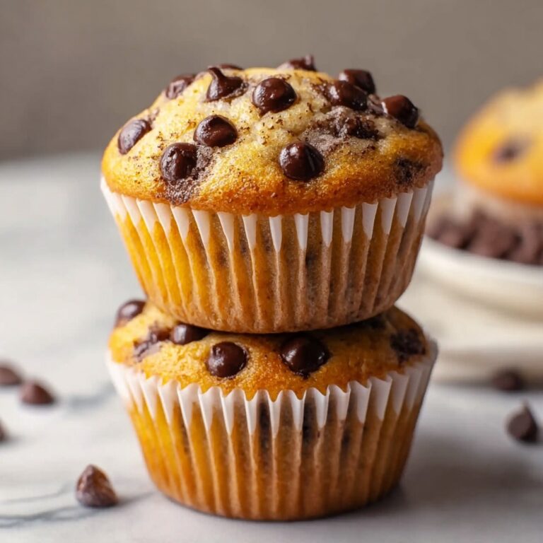 Skinny Banana Chocolate Chip Muffins Recipe