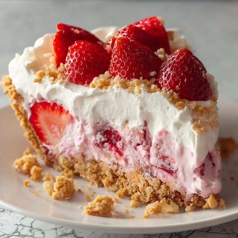 No-Bake Strawberry Crunch Cheesecake Recipe