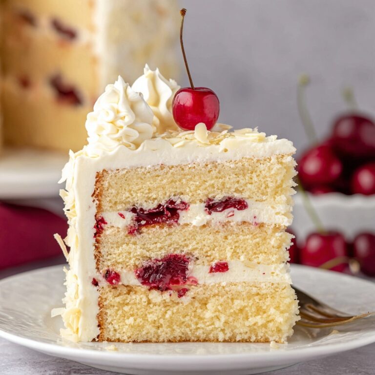 White Forest Cake Recipe