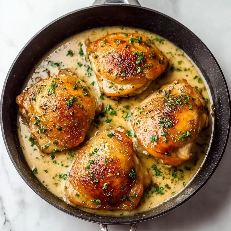 Creamy Garlic Parmesan Chicken Skillet Recipe