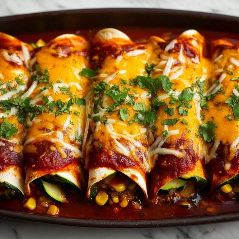 Zucchini Enchilada Roll-Ups Recipe