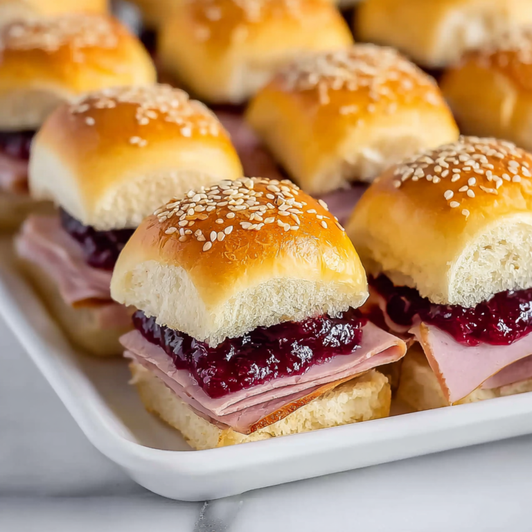 Turkey Cranberry Sliders Recipe
