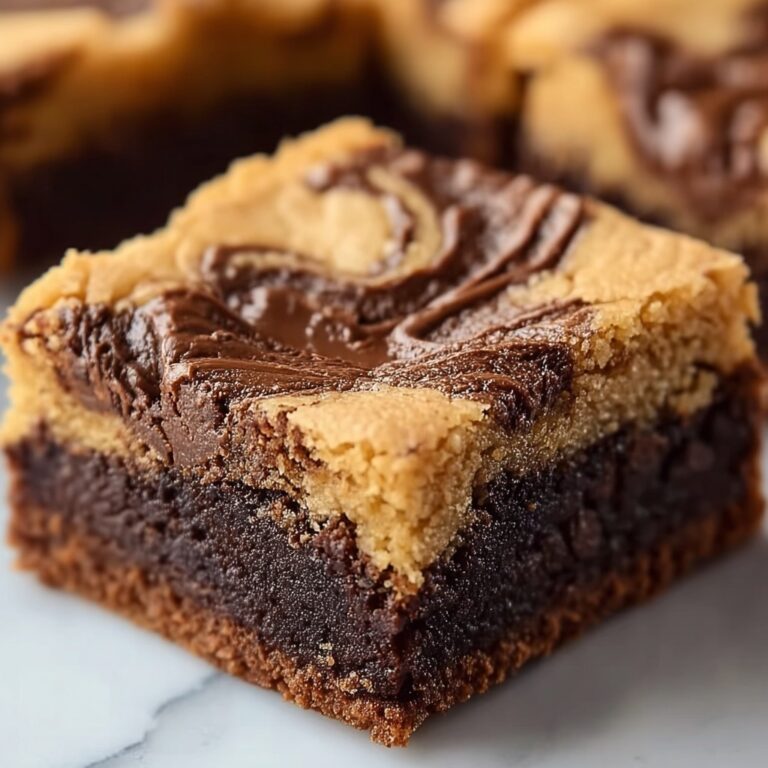 Peanut Butter Chocolate Swirl Blondies Recipe