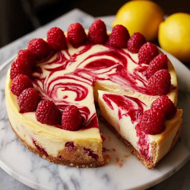 Lemon Raspberry Cheesecake Recipe