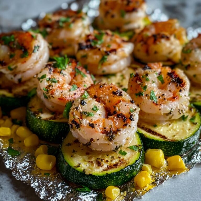 Grilled Shrimp, Zucchini, and Corn Foil Packets Recipe