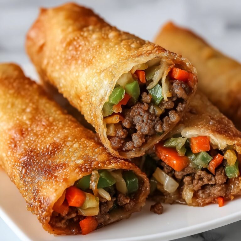 Philly Cheesesteak Egg Rolls Recipe