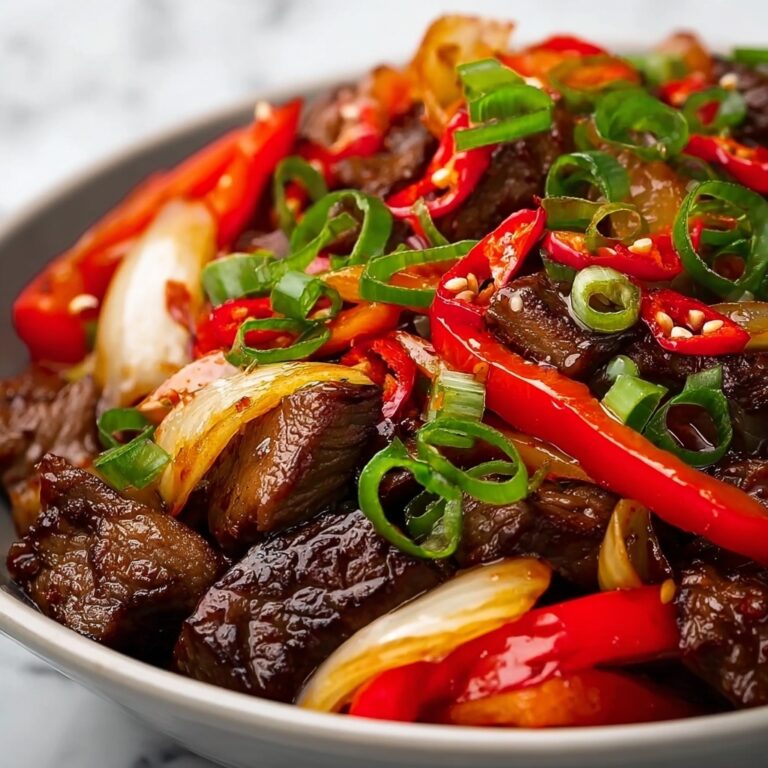 Chinese Onion Pepper Steak Recipe