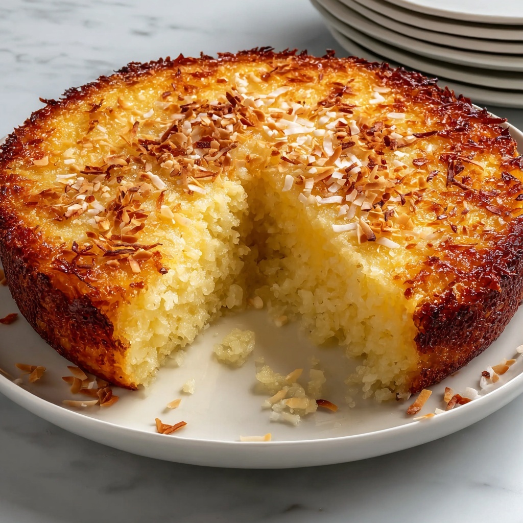 The Best Ever Crustless Coconut Pie – So Creamy, So Easy! Recipe - Recipe Image