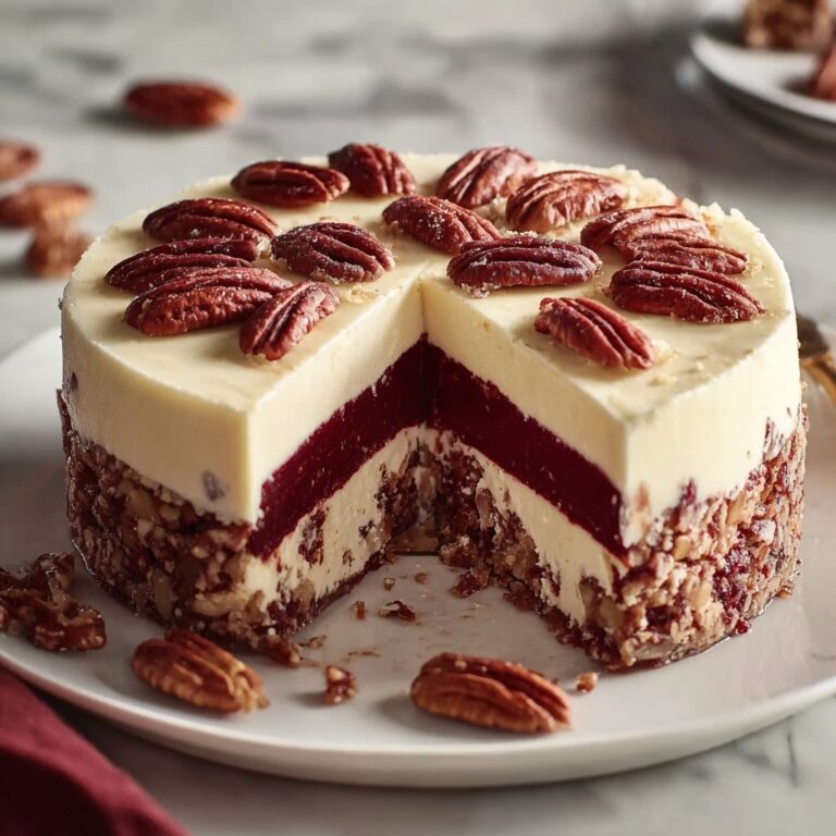 Butter Pecan Red Velvet Cheesecake Recipe