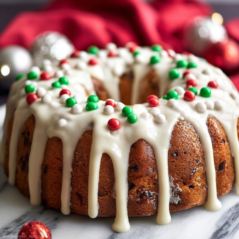 Christmas Cranberry Nut Bundt Cake Recipe