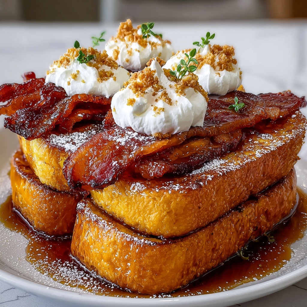 Bourbon Maple Bacon French Toast Recipe - Recipe Image