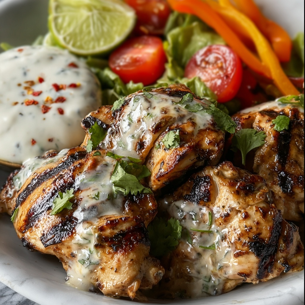 Grilled Chicken Thighs with Citrus Marinade Recipe - Recipe Image