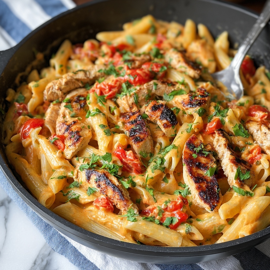 Southwest Chicken Alfredo Recipe - Recipe Image