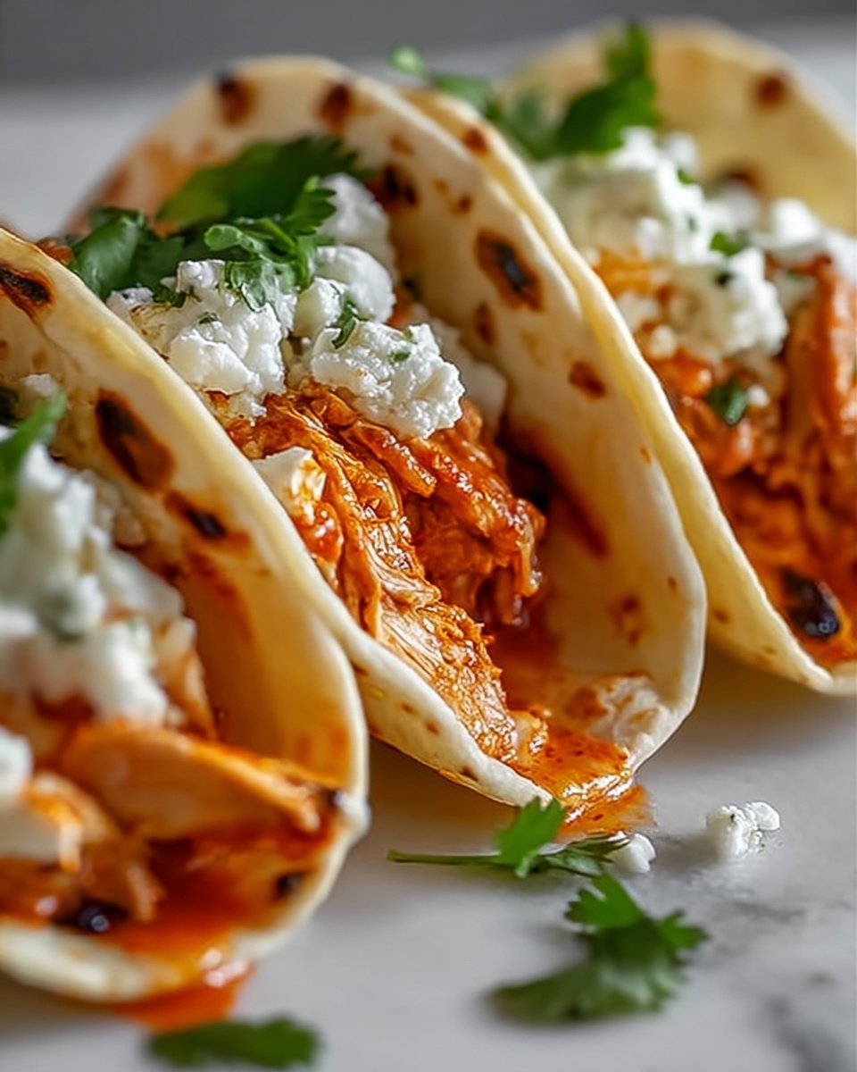 Slow Cooker Queso Chicken Tacos Recipe - Recipe Image