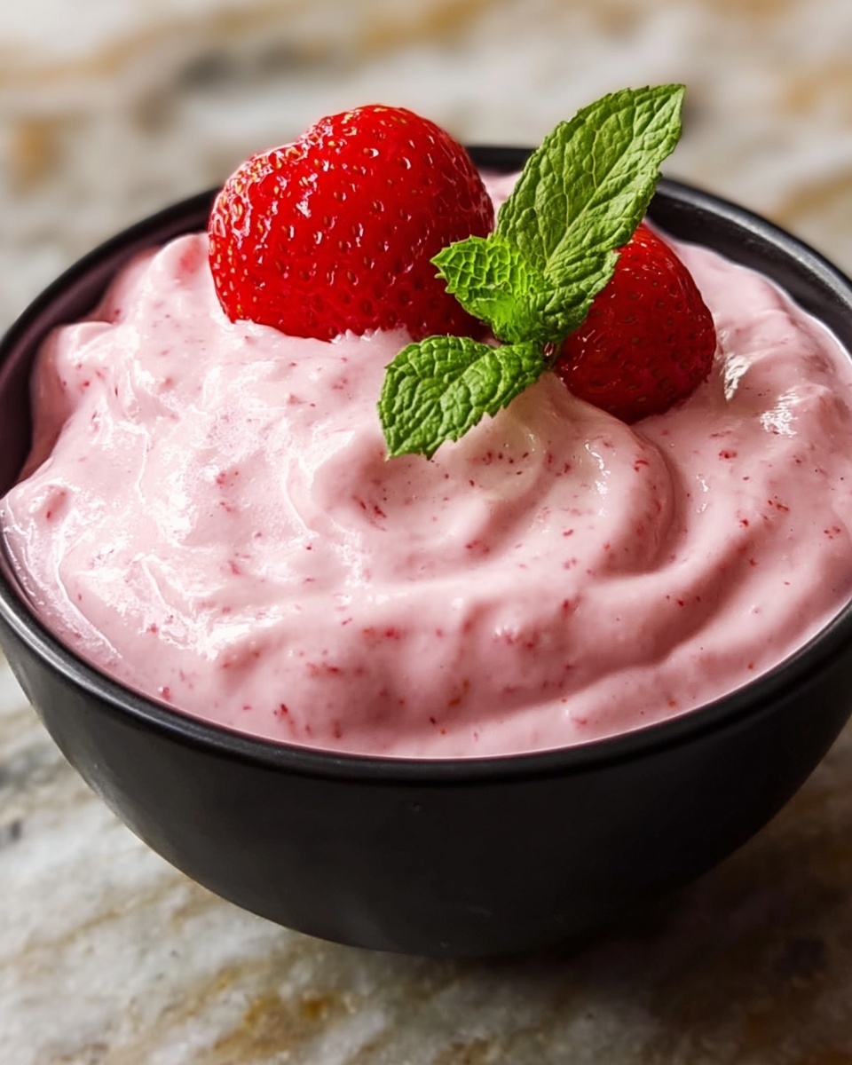 Fluffy Strawberry Mousse Recipe - Recipe Image