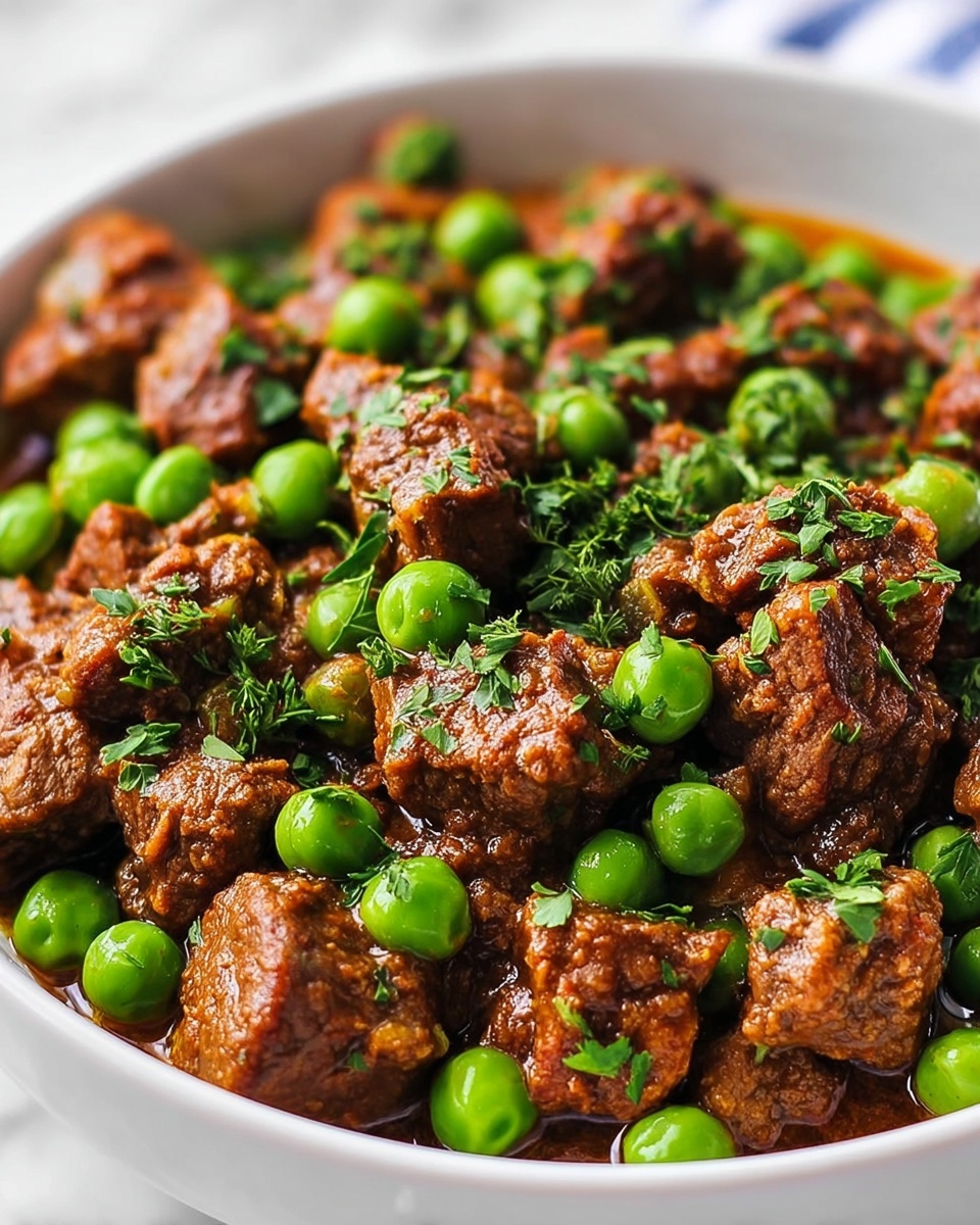 Beef and Pea Stew with Dill Recipe - Recipe Image
