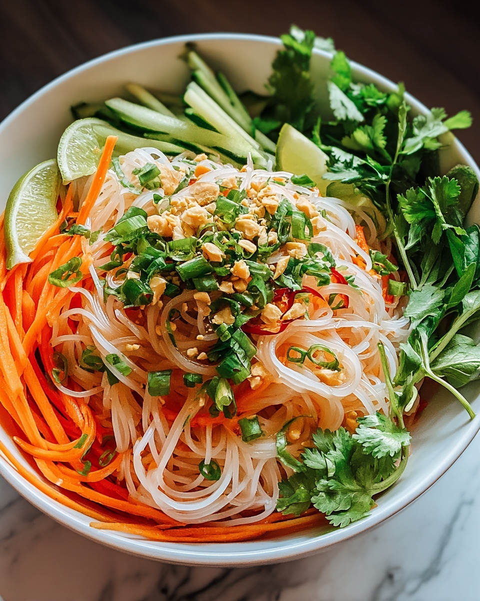 Vietnamese Noodle Salad with Tangy Dressing Recipe - Recipe Image