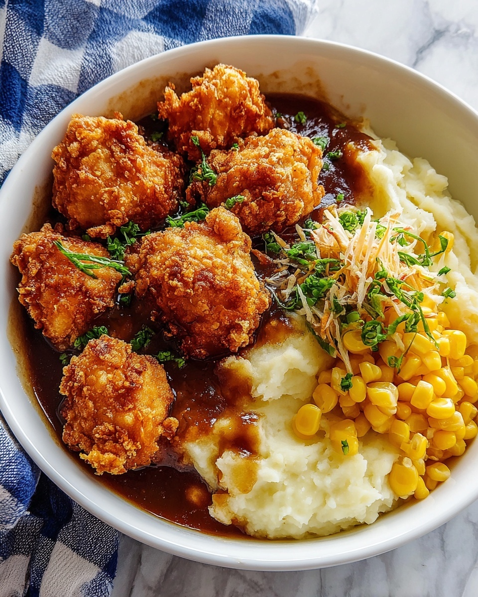Hearty Southern-Style Crispy KFC Bowls Recipe - Recipe Image