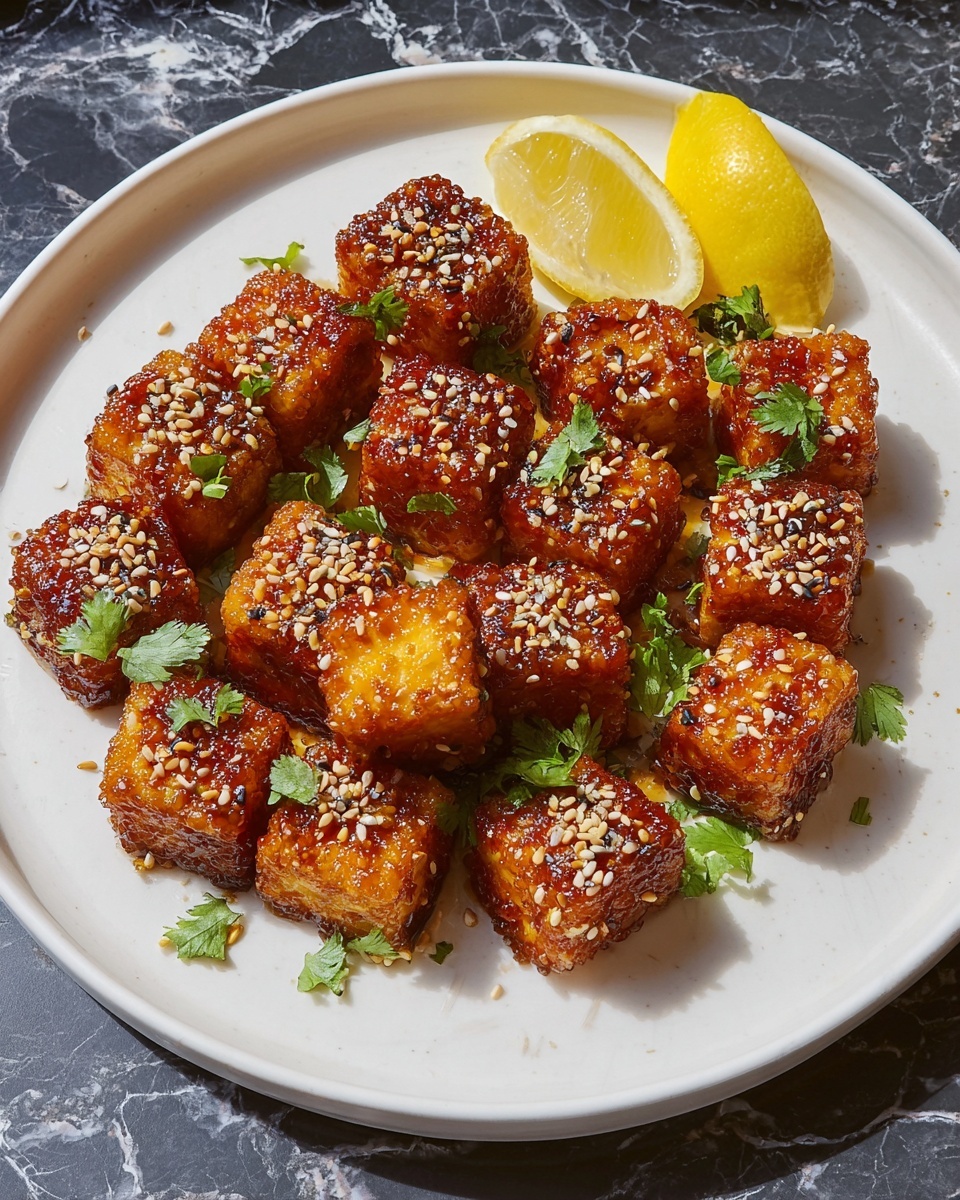 Crispy Air Fryer Honey Garlic Salmon Bites Recipe - Recipe Image