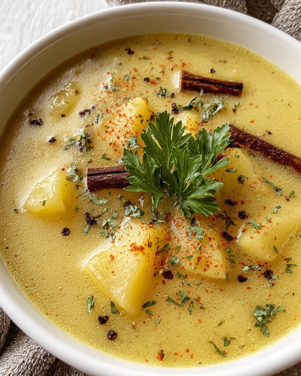 Creamy Vegan Potato Soup Recipe - Recipe Image