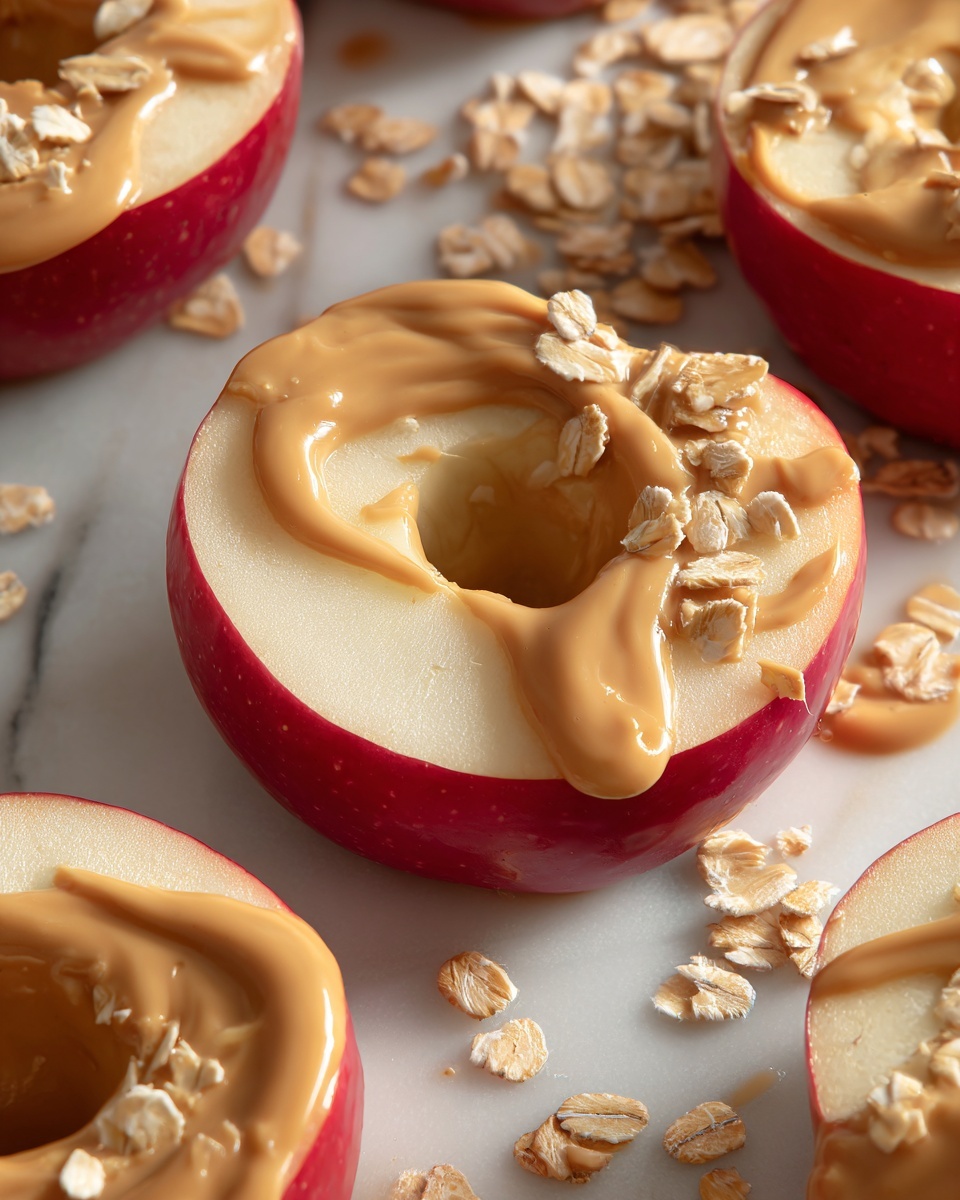 Easy Peanut Butter Apple Slices Snack Ideas Recipe - Recipe Image